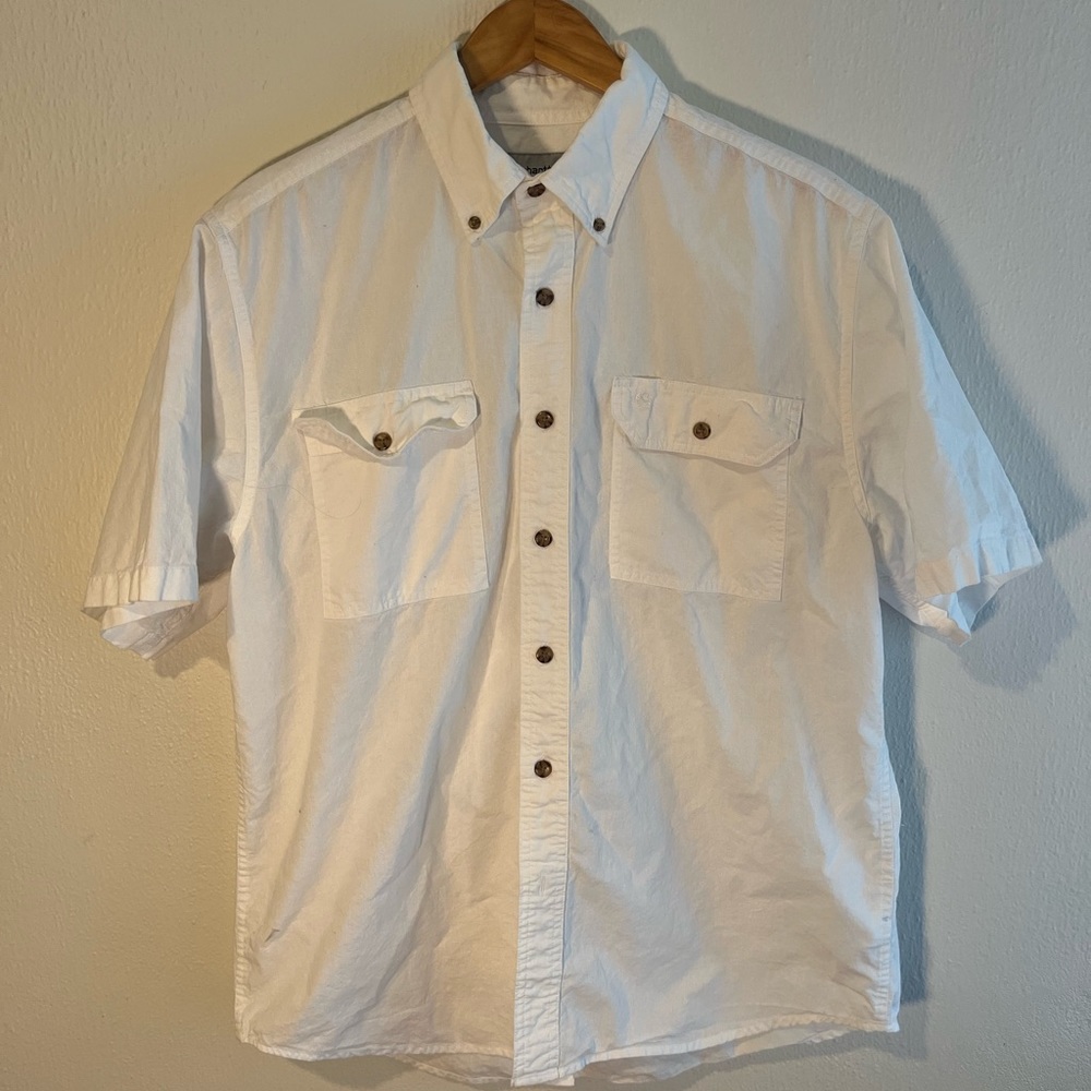 Carhartt short sleeve button down work shirt